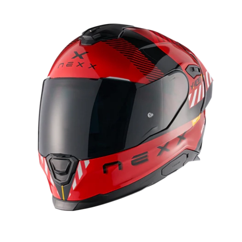 CASCO PARA MOTO NEXX Y.100R FADE RED.BLACK - 1