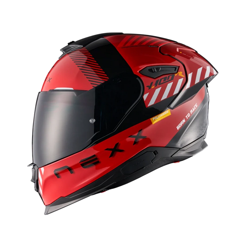CASCO PARA MOTO NEXX Y.100R FADE RED.BLACK - 2