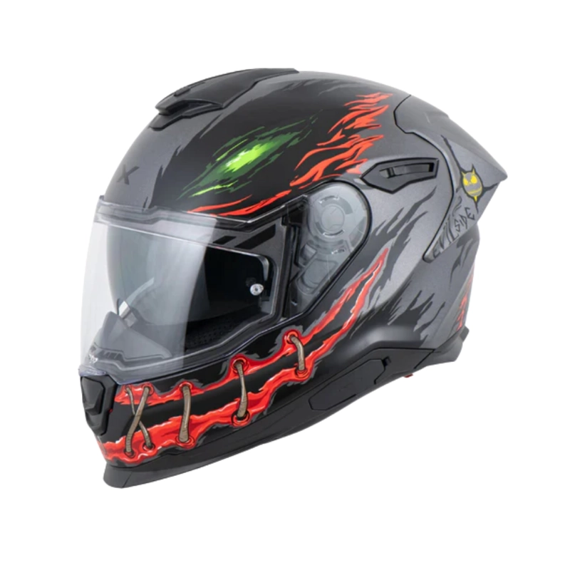 CASCO PARA MOTO NEXX Y.100R NIGHT RIDER TITANIUM - 2