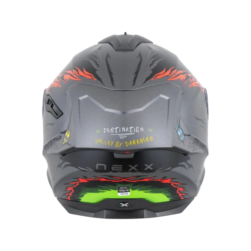 CASCO PARA MOTO NEXX Y.100R NIGHT RIDER TITANIUM - 4