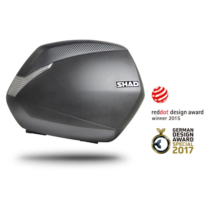 SHAD MALETA LATERAL SH38X CARBONO (D0B38106) - 1