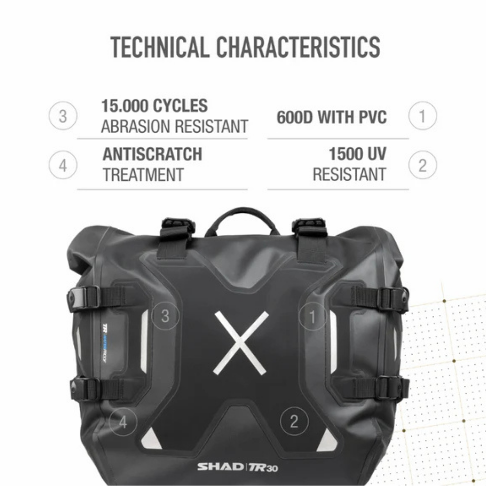 SHAD ALFORJAS IMPERMEABLE TERRA TR30 (X0TR30) - 4