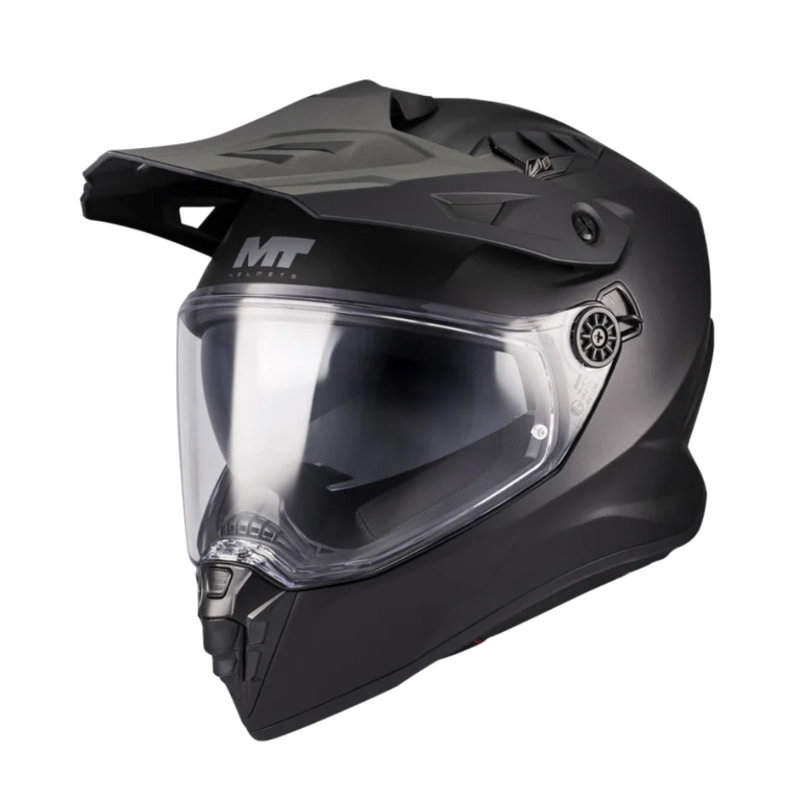 CASCO PARA MOTO MT TRACK SV HS218 PURE A1 BLACK MATT - 2