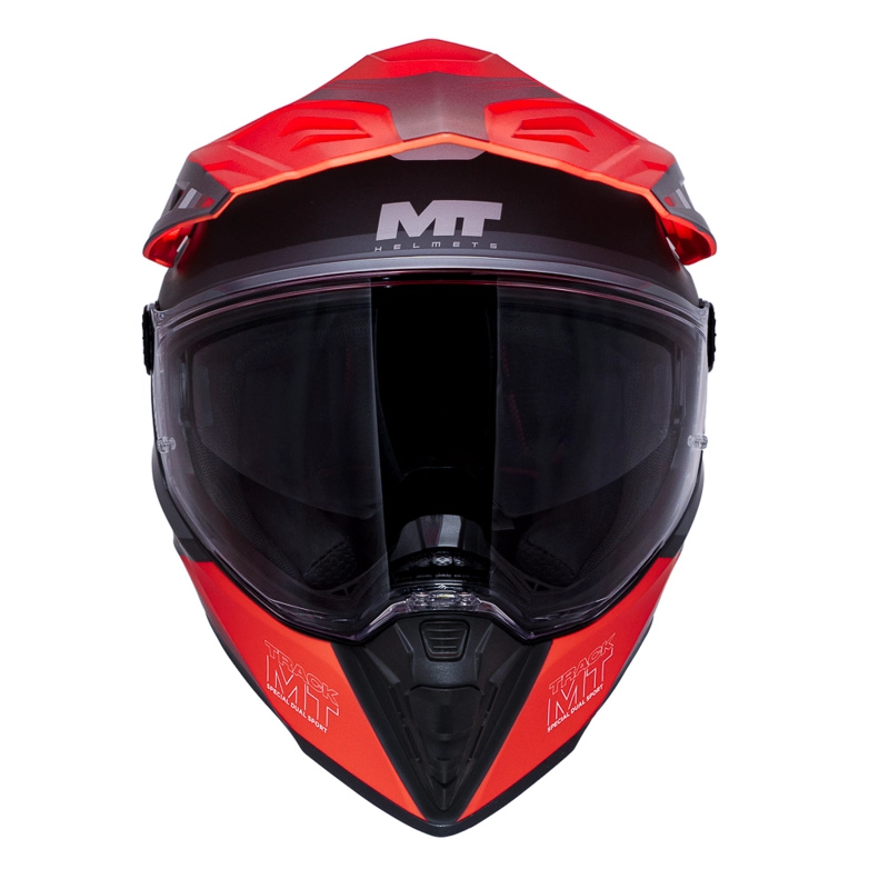 CASCO PARA MOTO MT TRACK SV HS218 ARIES B5 ROJO MATE - 5