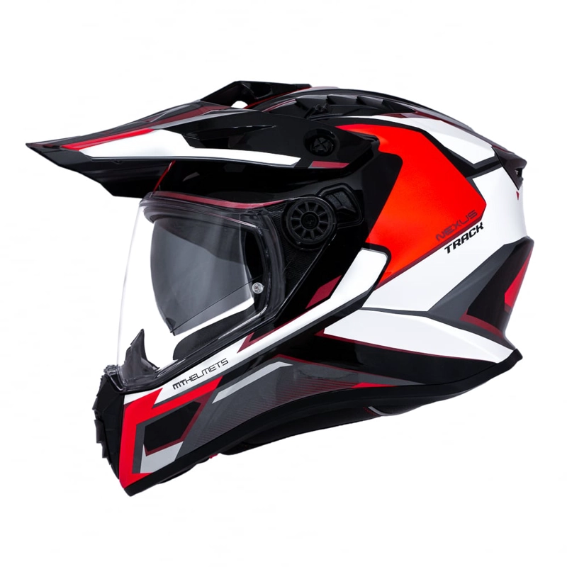 CASCO PARA MOTO MT TRACK SV HS218 NEXUS  B5 ROJO BRILLO - 3