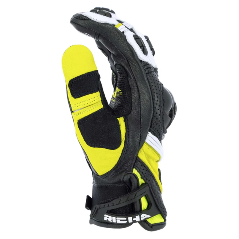 GUANTES PARA MOTO RICHA STEALTH FLUOR YELLOW - 3