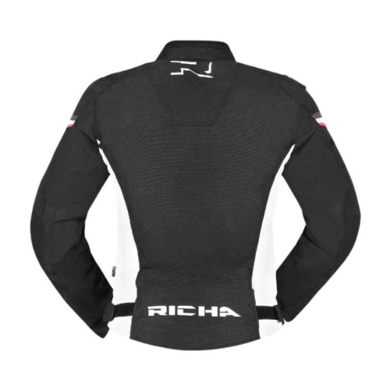 CHAQUETA DE MOTO RICHA GOTHAM 3 IMPERMEABLE ROSADO - 3
