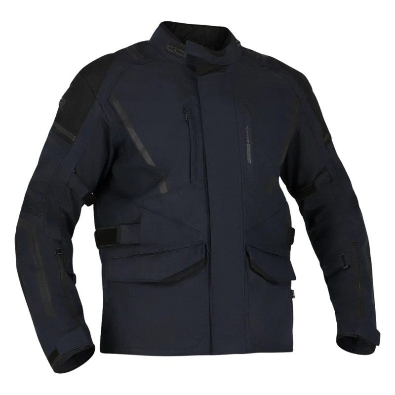 CHAQUETA DE MOTO RICHA INFINITY 3 NAVY - IMPERMEABLE CON PROTECCIONES - 1