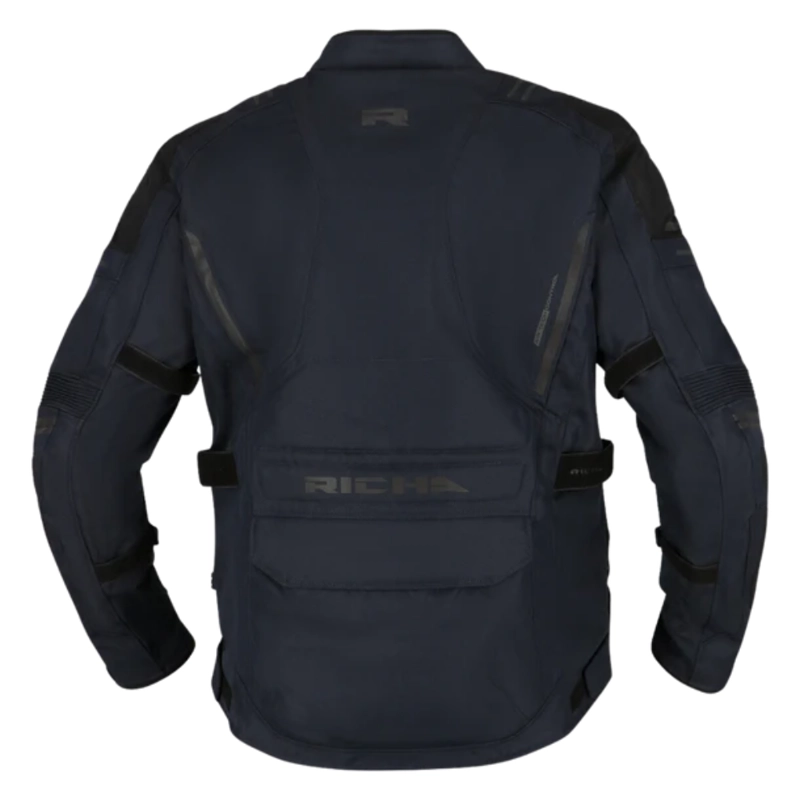 CHAQUETA DE MOTO RICHA INFINITY 3 NAVY - IMPERMEABLE CON PROTECCIONES - 2