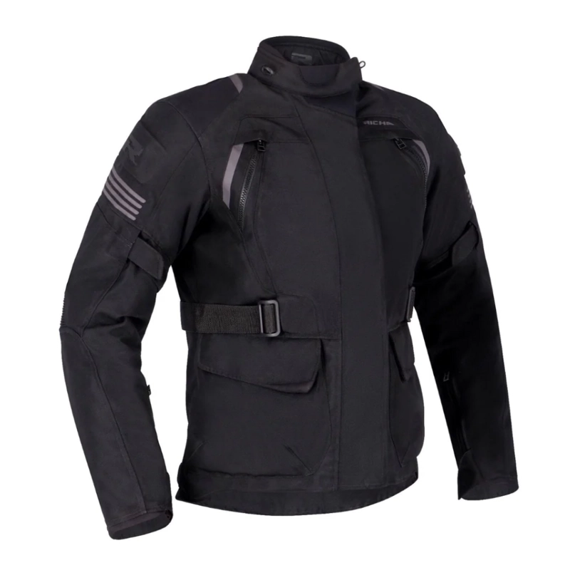 CHAQUETA PARA MOTO RICHA PHANTOM 3 NEGRA -MUJER - 1