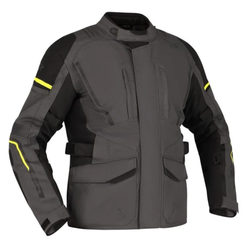 CHAQUETA PARA MOTO RICHA INFINITY 3 GRIS/AMARILLO- MUJER - 1