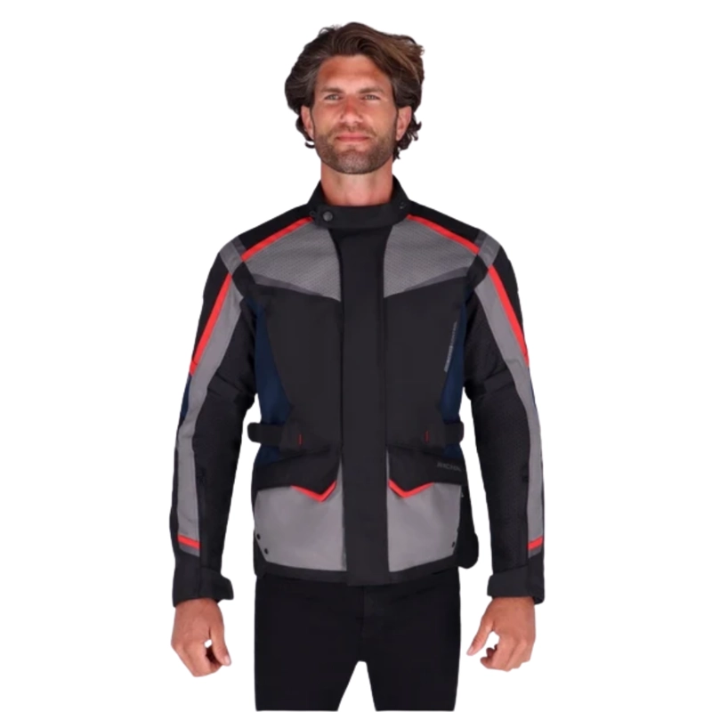 CHAQUETA PARA MOTO RICHA TUNDRA AZUL - 5