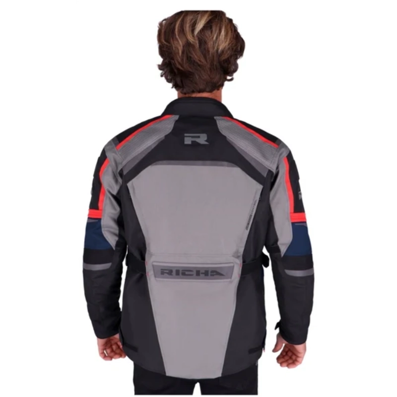 CHAQUETA PARA MOTO RICHA TUNDRA AZUL - 6