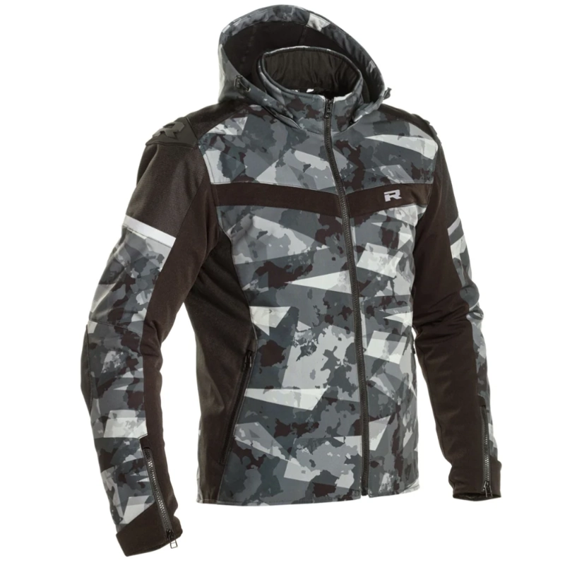 CHAQUETA PARA MOTO RICHA  STEALTH CAMUFLADA GRIS - 1