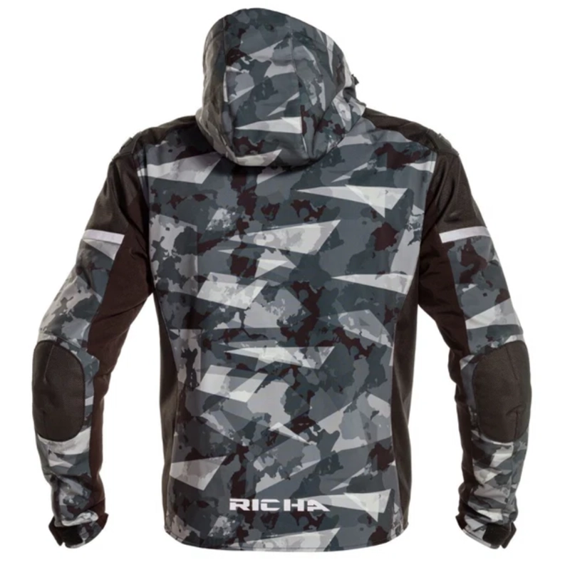 CHAQUETA PARA MOTO RICHA  STEALTH CAMUFLADA GRIS - 2