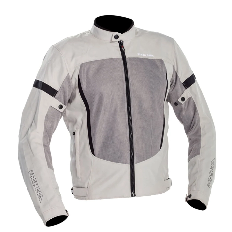 CHAQUETA PARA MOTO RICHA  AIRBENDER LADY GREY - 1