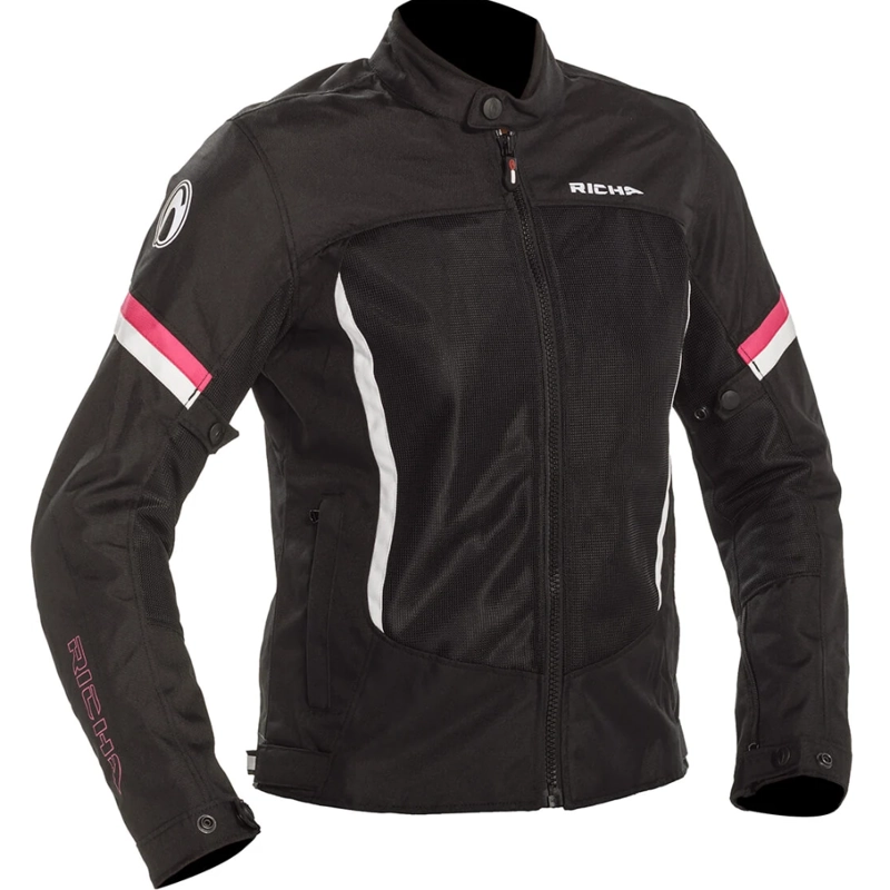 CHAQUETA PARA MOTO RICHA  AIRBENDER PINK - MUJER - 1