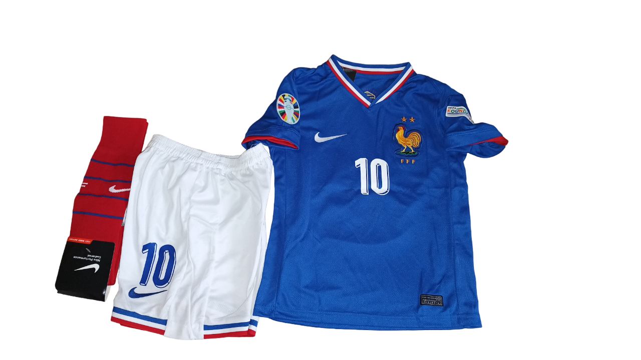 KIT PACK CONJUNTO NIÑOS FRANCIA MBAPPE 2024 2025 - 5