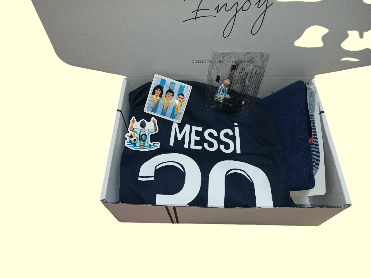 KIT PACK FÚTBOL NIÑOS PSG MESSI 22 23 CONJUNTO 23 24 - 1
