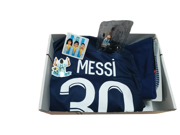 KIT PACK FÚTBOL NIÑOS PSG MESSI 22 23 CONJUNTO 23 24 - 2