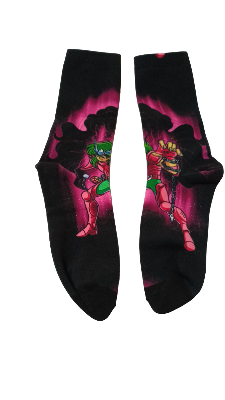 CALCETINES ADULTOS SAINT SEIYA ANDROMEDA SHUN - 3