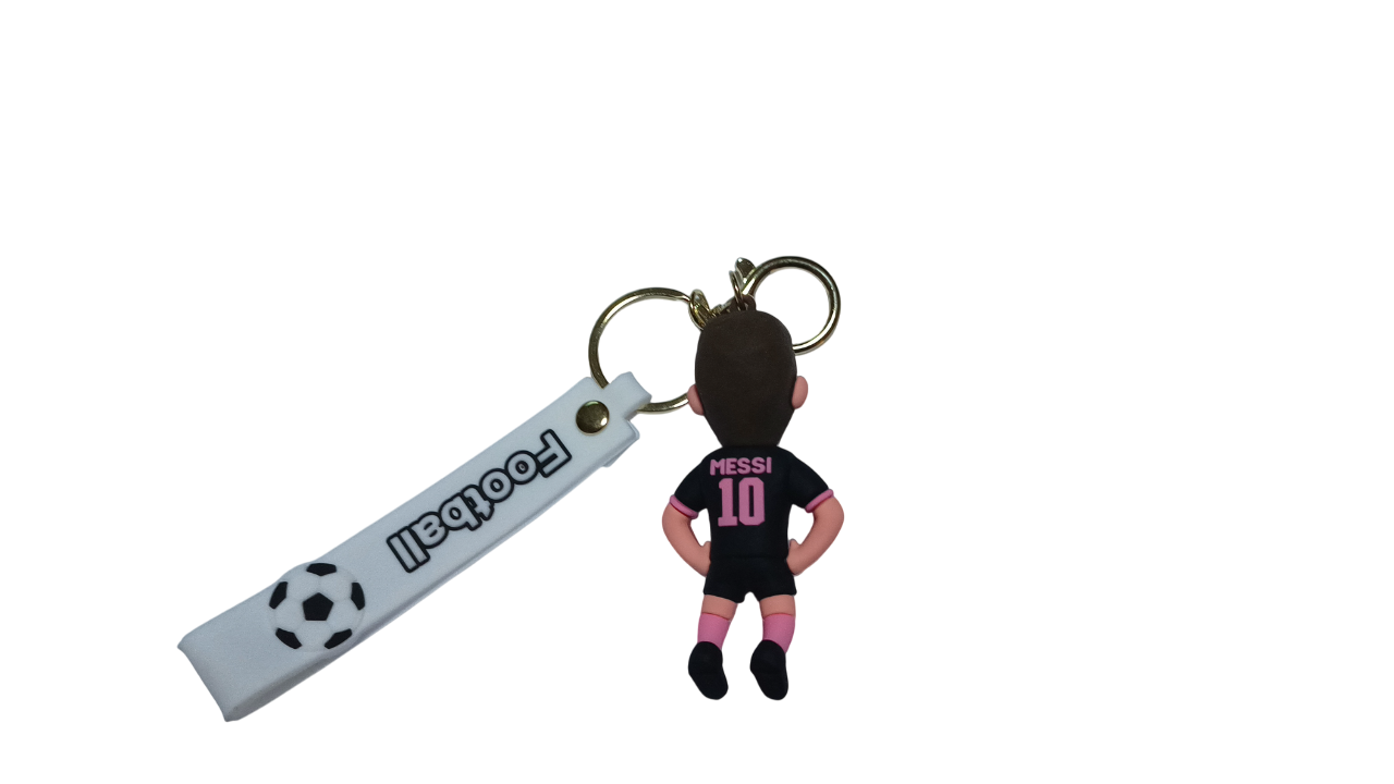 LLAVERO MESSI JUGADOR MIAMI NEGRO - 1