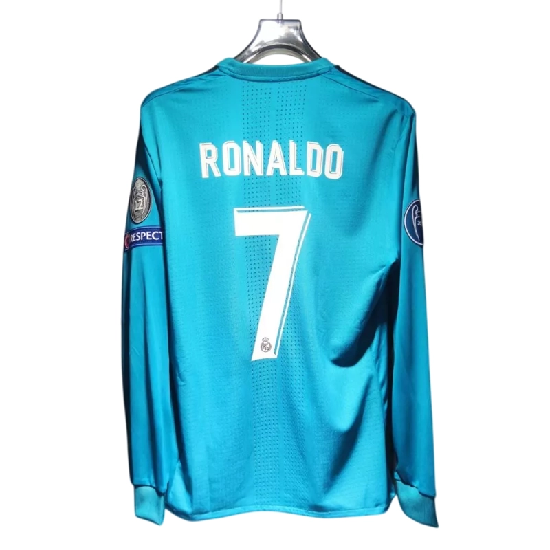 CAMISETA MANGA LARGA REAL MADRID VERSION JUGADOR RONALDO 17 18 - 2