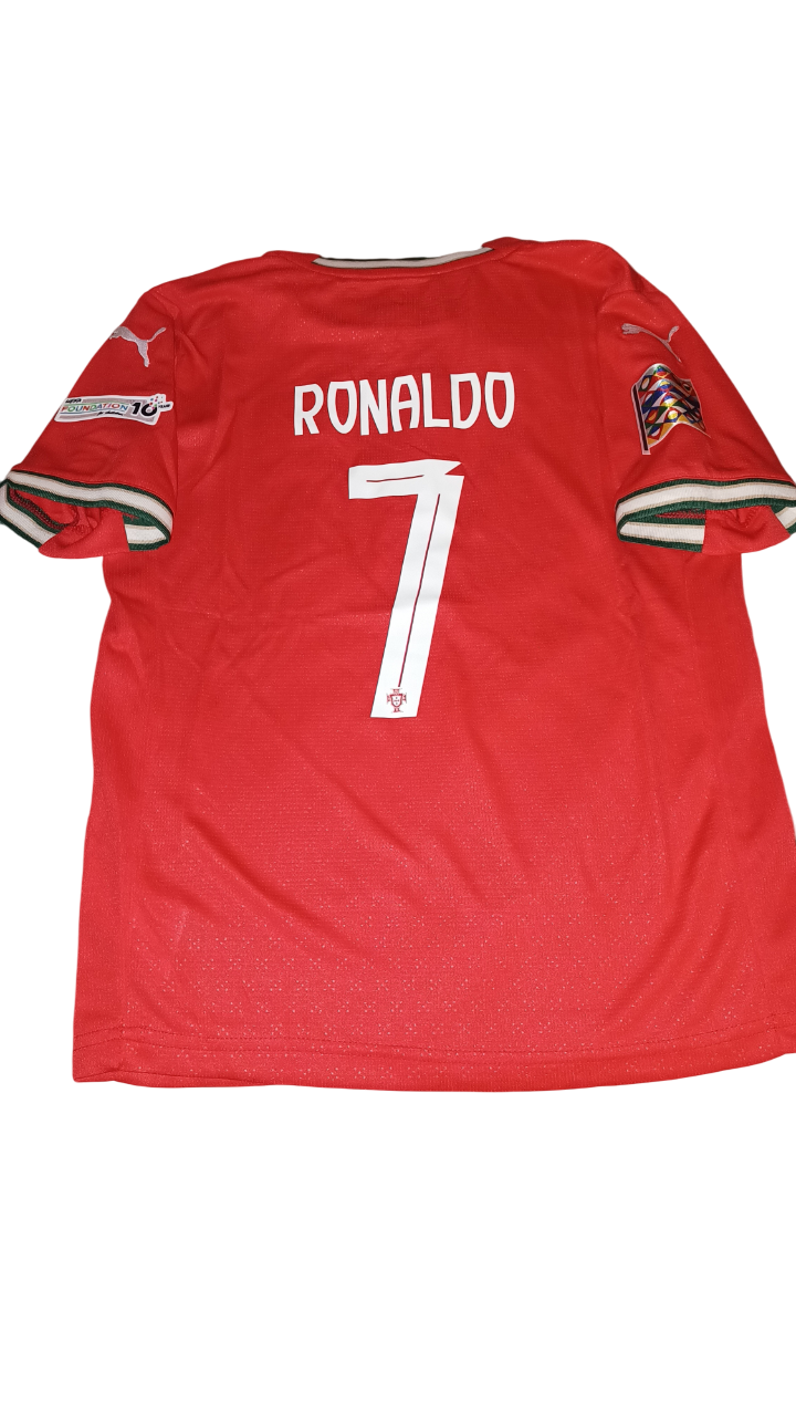 CONJUNTO NIÑOS PORTUGAL RONALDO 25 26 CAMPEON DE LAS NACIONES - 3