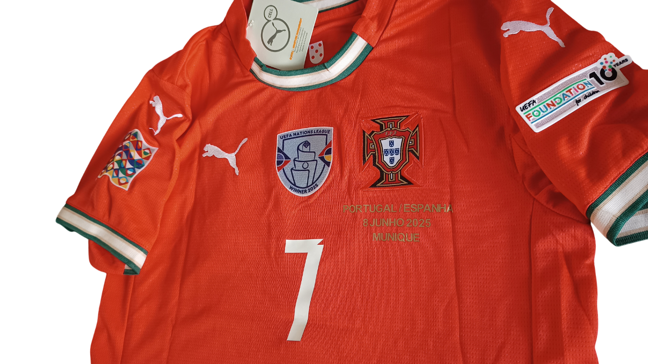 CONJUNTO NIÑOS PORTUGAL RONALDO 25 26 CAMPEON DE LAS NACIONES - 5
