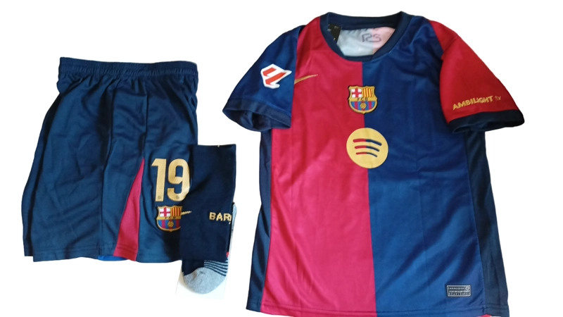 CONJUNTO NIÑOS BARCELONA LAMINE YAMAL 24 25 - 2