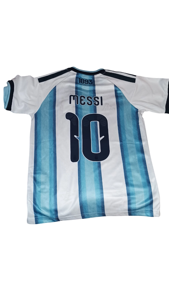 KIT PACK NIÑOS ARGENTINA MESSI 2026 TITULAR COPA DEL MUNDO - 6