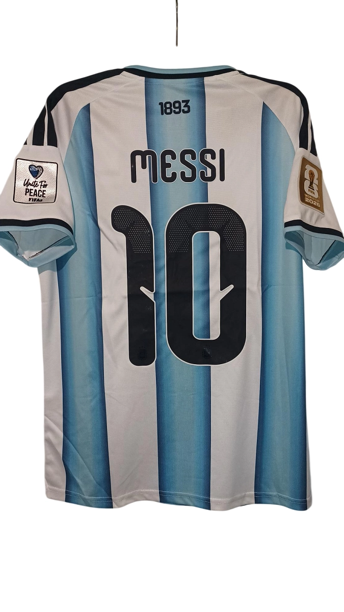 CAMISETA ARGENTINA TITULAR 26 27 MESSI COPA DEL MUNDO - 1