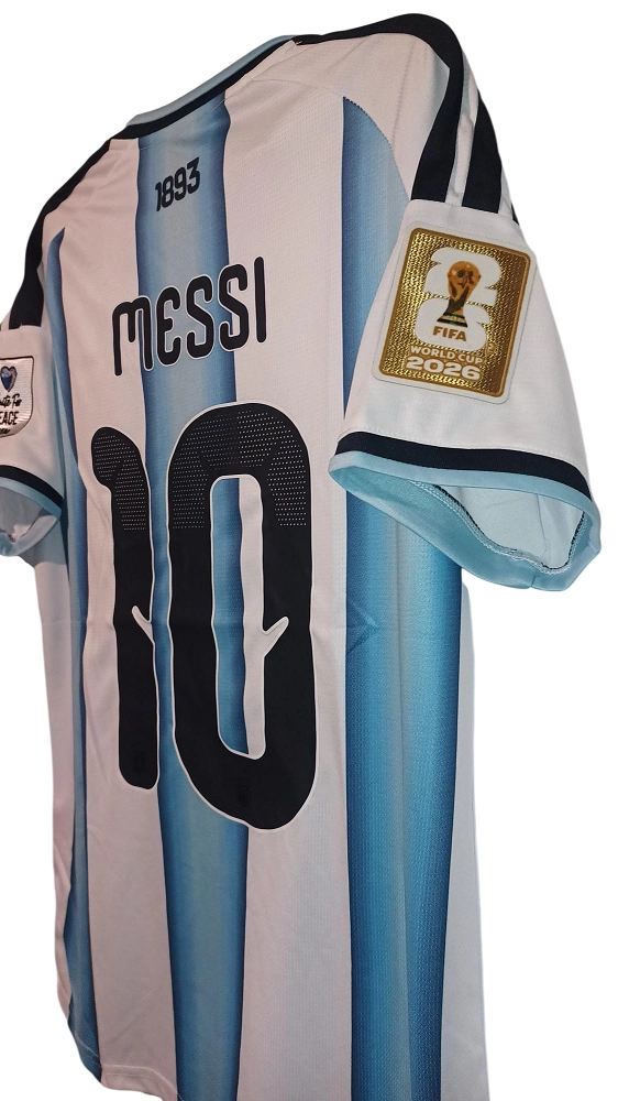 CAMISETA ARGENTINA TITULAR 26 27 MESSI COPA DEL MUNDO - 2