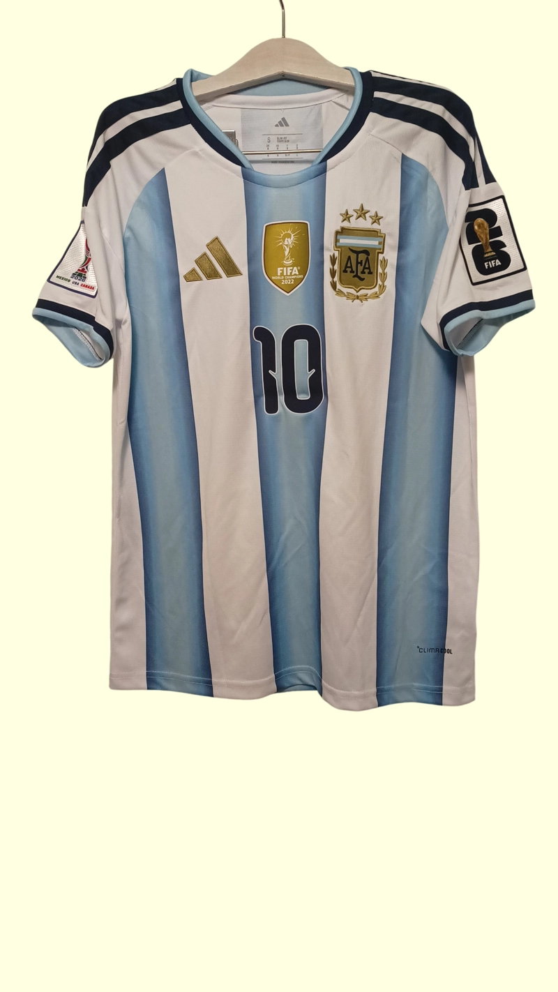 CAMISETA ARGENTINA TITULAR 26 27 MESSI COPA DEL MUNDO - 2