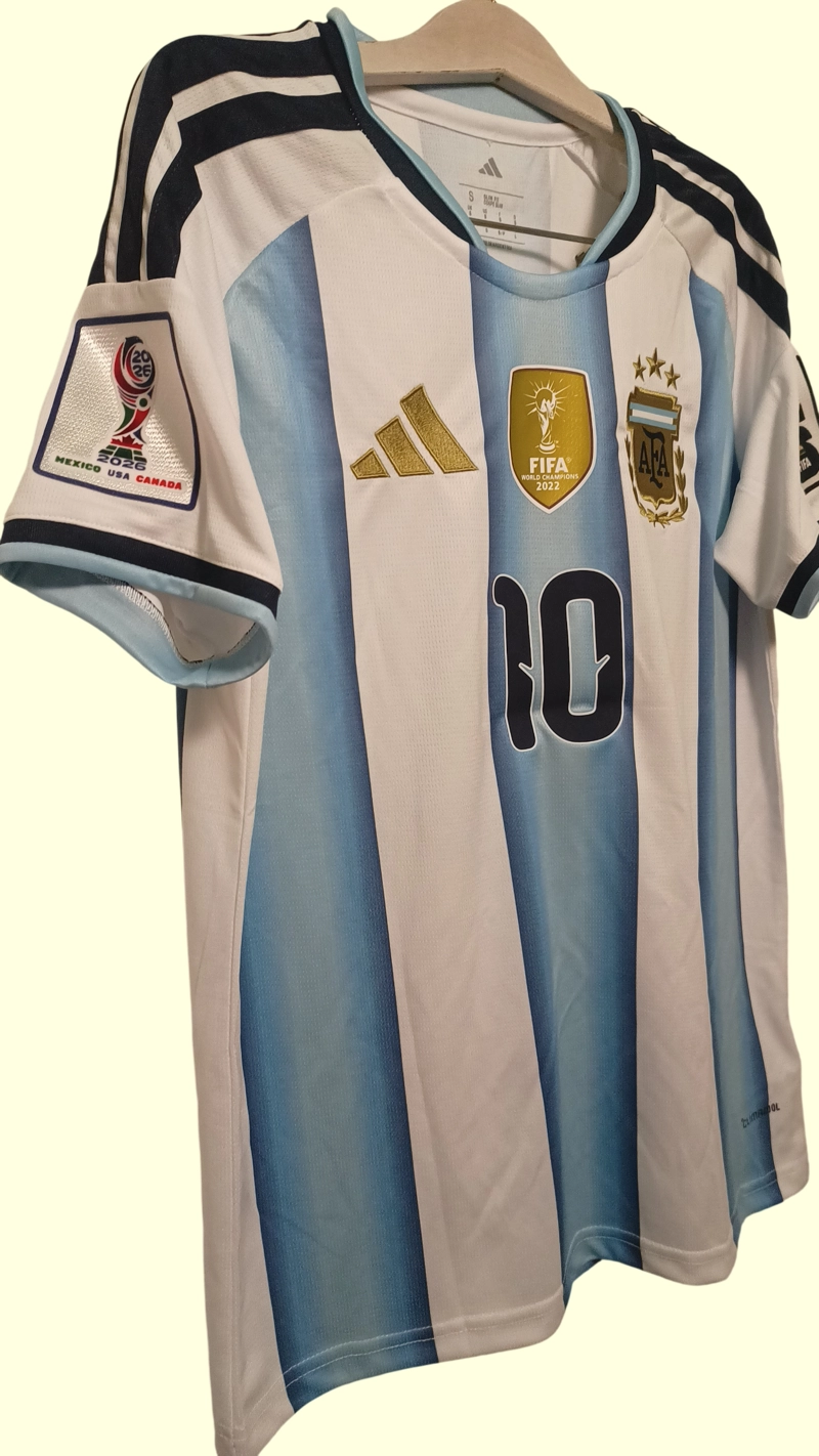 CAMISETA ARGENTINA TITULAR 26 27 MESSI COPA DEL MUNDO - 3