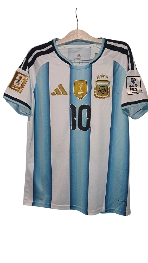 CAMISETA ARGENTINA TITULAR 26 27 MESSI COPA DEL MUNDO - 4