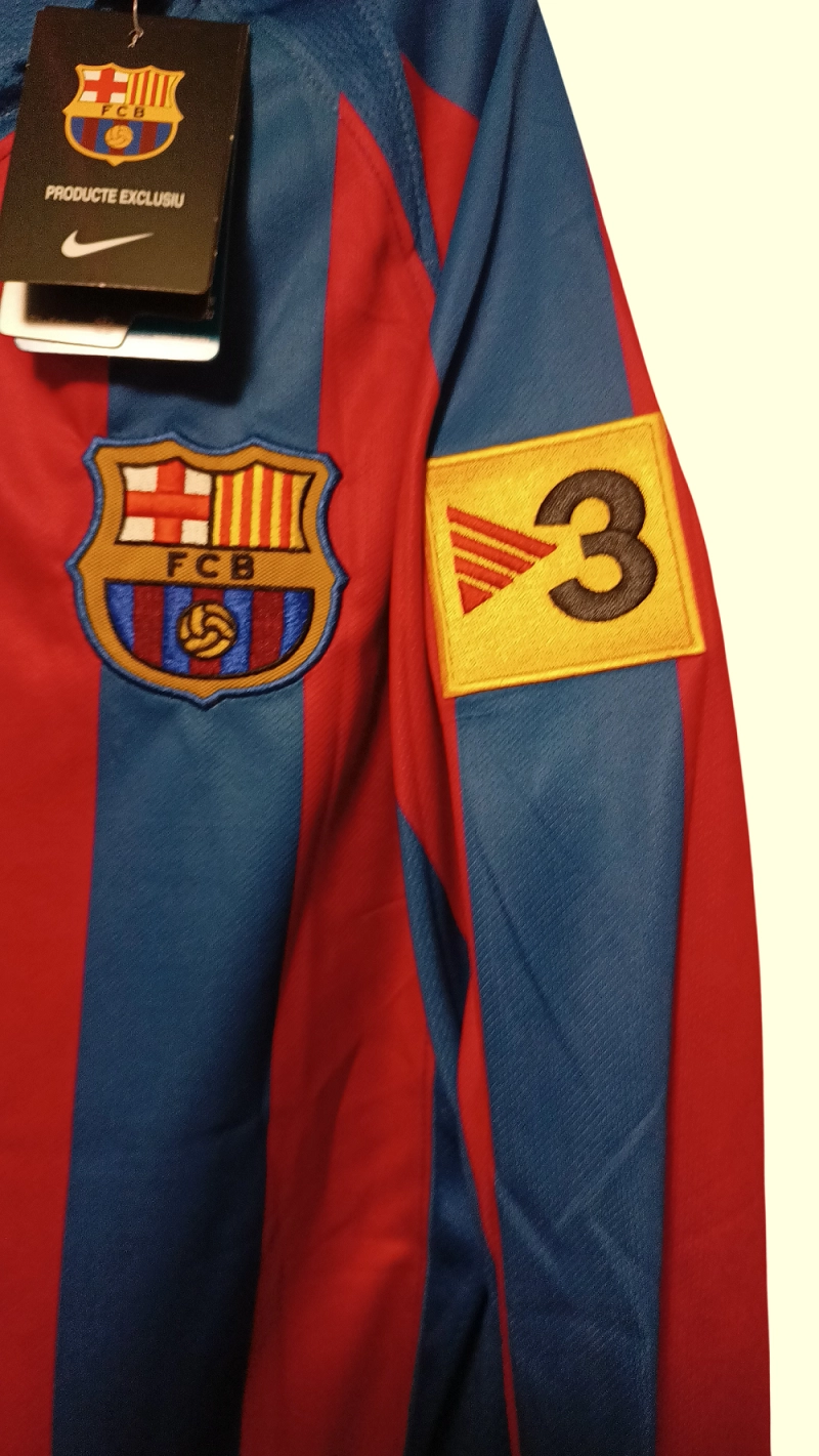 CAMISETA MANGA LARGA BARCELONA RETRO RONALDINHO 2005 2006 - 4