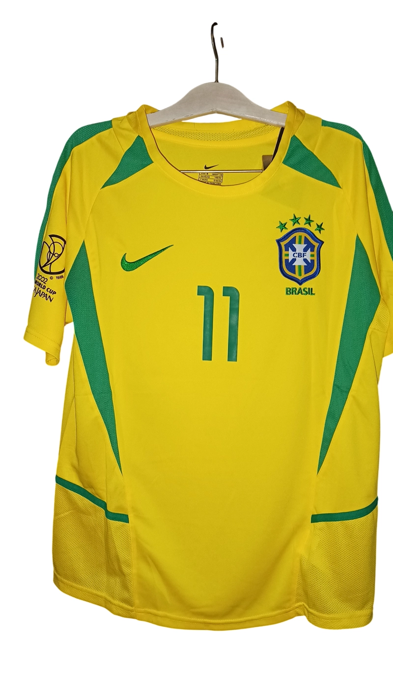 CAMISETA RETRO BRASIL 2002 RONALDINHO - 2