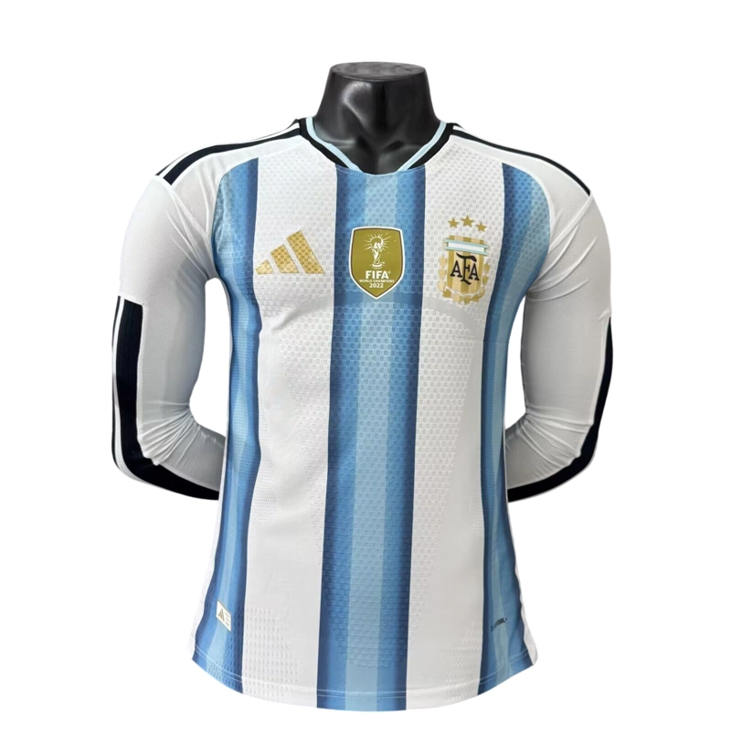 CAMISETA ARGENTINA MANGA LARGA VERSION JUGADOR MESSI 2026 - 1