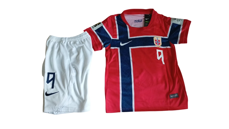 KIT PACK CONJUNTO NIÑOS NORUEGA TITULAR HAALAND 26 27 - 3