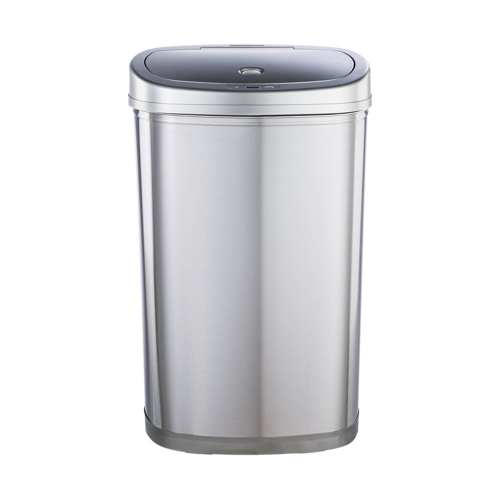 BASURERO NINE STARS AUTOMATICO PAPELERA INTELIGENTE SENSOR ECO RECICLAJE DOBLE 50L ACERO INOXIDABLE - 1