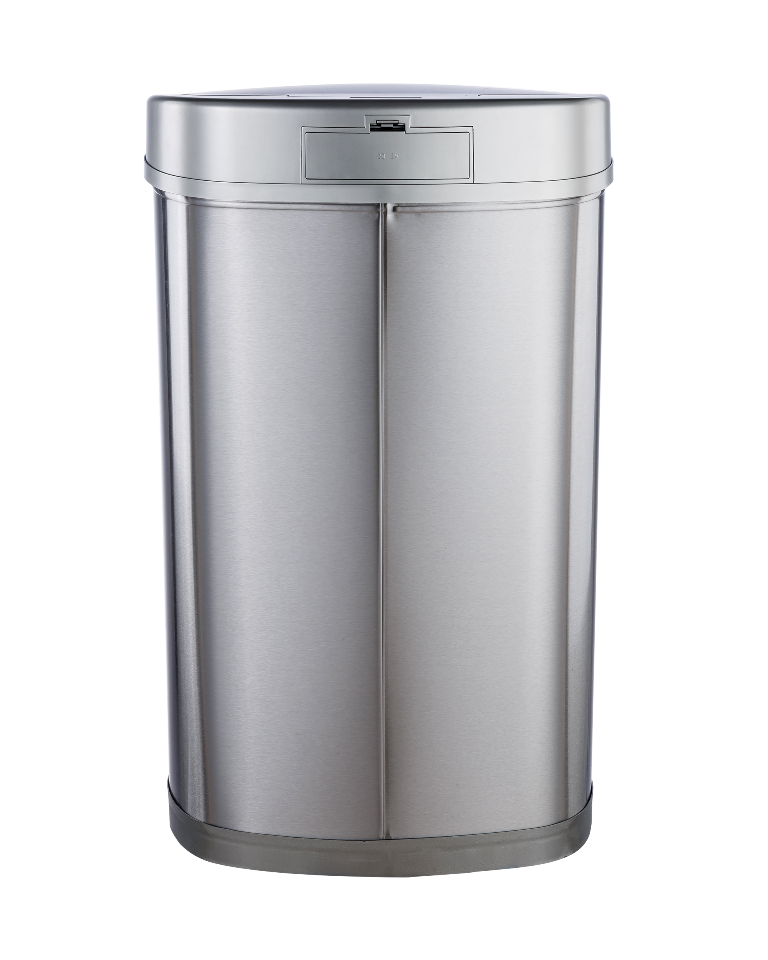 BASURERO NINE STARS AUTOMATICO PAPELERA INTELIGENTE SENSOR ECO RECICLAJE DOBLE 50L ACERO INOXIDABLE - 5