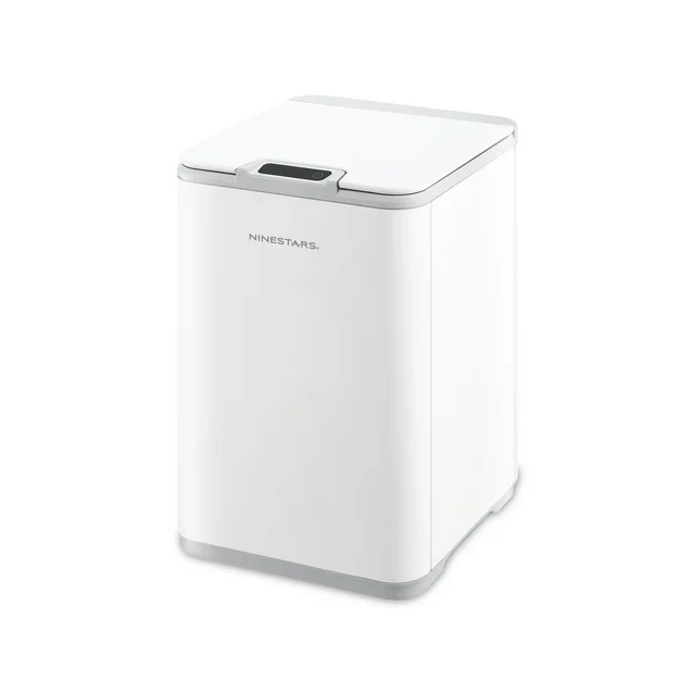 BASURERO AUTOMATICO PAPELERA INTELIGENTE SENSOR 10 LTS ACERO INOXIDABLE - 3