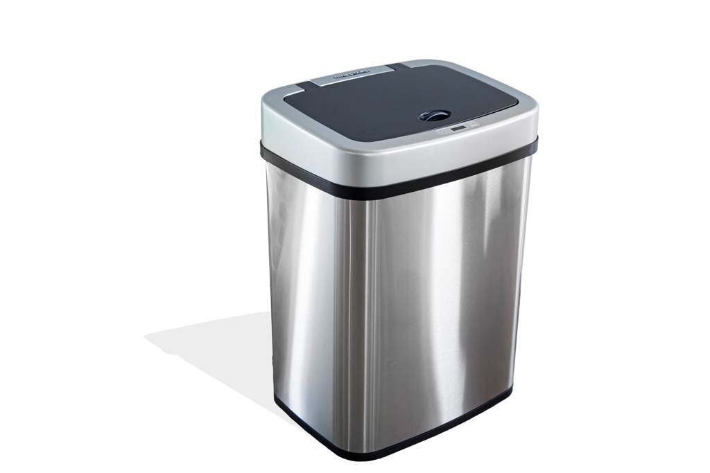 BASURERO NINE STARS AUTOMATICO PAPELERA INTELIGENTE SENSOR 30L ACERO INOXIDABLE - 3
