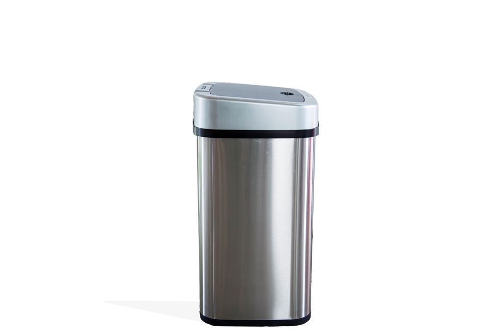 BASURERO NINE STARS AUTOMATICO PAPELERA INTELIGENTE SENSOR 30L ACERO INOXIDABLE - 6
