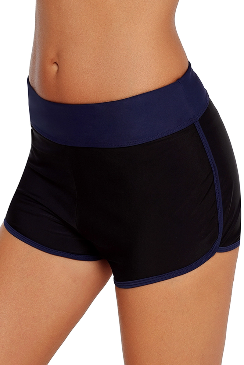 SHORT MUJER GLORIAHOON DE BAÑO DEPORTIVO AZUL - 1