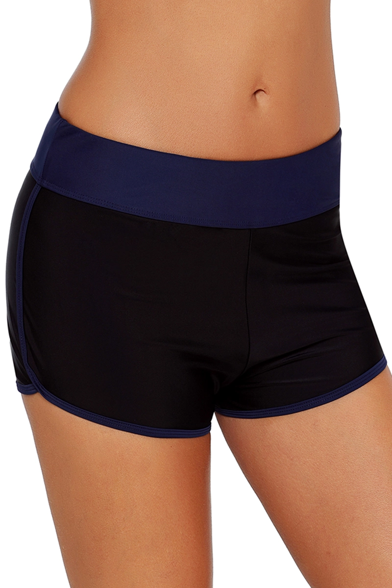 SHORT MUJER GLORIAHOON DE BAÑO DEPORTIVO AZUL - 2