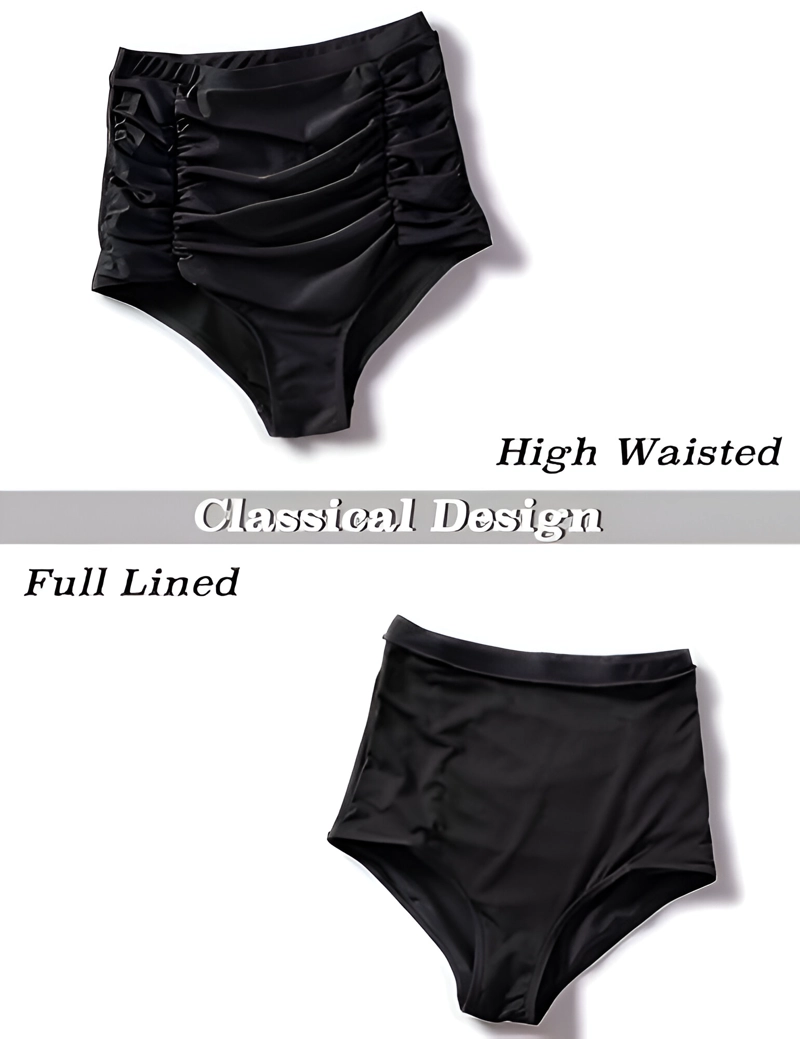 TRAJE DE BAÑO MUJER GLORIAHOON CALZON BOTTOM DE BAÑO TALLE ALTO CONTROL - 8