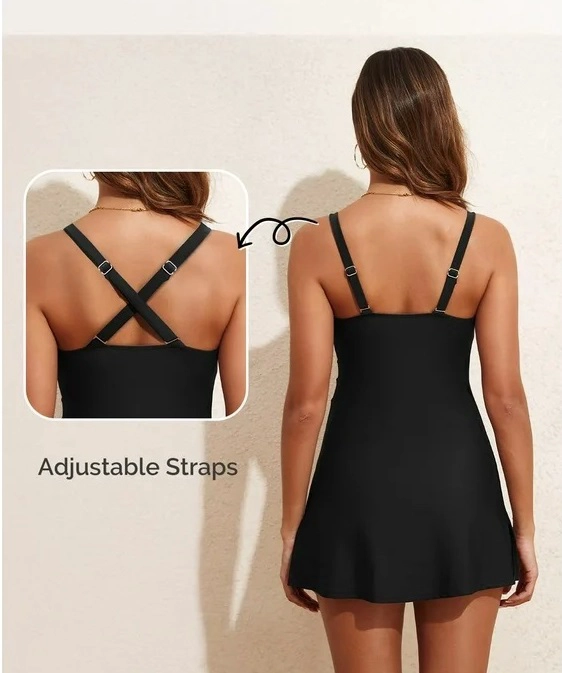 TRAJE DE BAÑO MUJER VESTIDO SHAPE CONTROL GLORIAHOON - 4