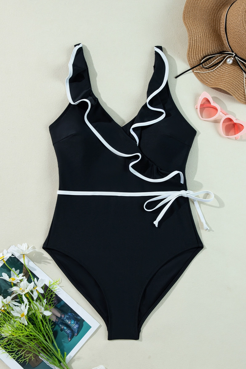 TRAJE DE BAÑO SHAPE CONTROL VUELOS ESCOTE CRUZADO GLORIAHOON - 4